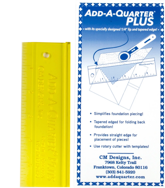 Add A-Quarter Ruler 6in Plus