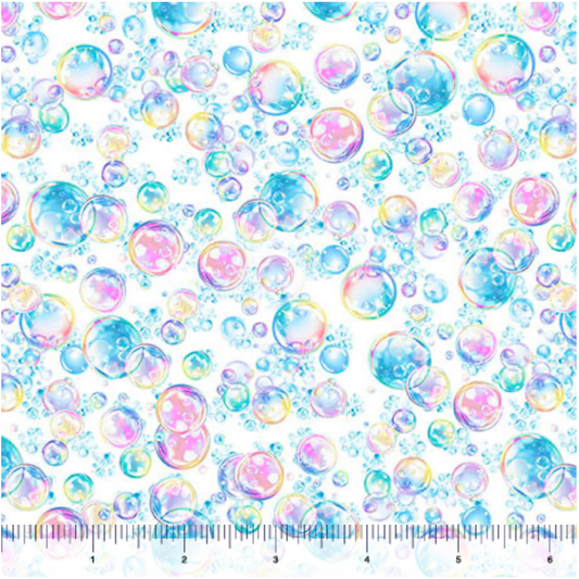 QT Cuties 3 ~ Bubbles ~ 31861-Z White
