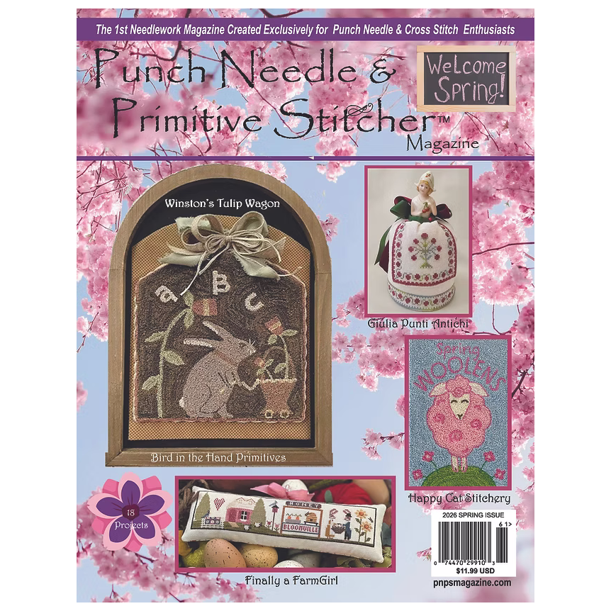 Punch Needle & Primitive Stitcher Magazine - Spring 2026