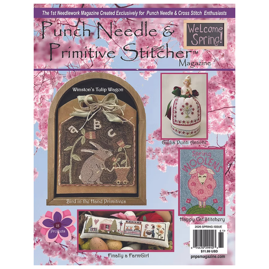 Punch Needle & Primitive Stitcher Magazine - Spring 2026