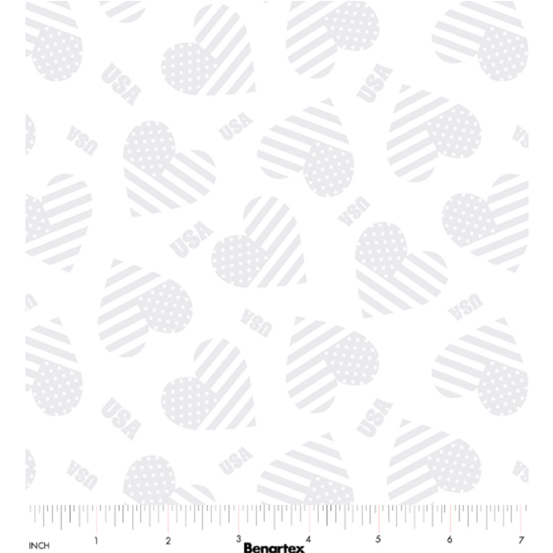 Star Spangled Whites ~ Love USA White 15367-09