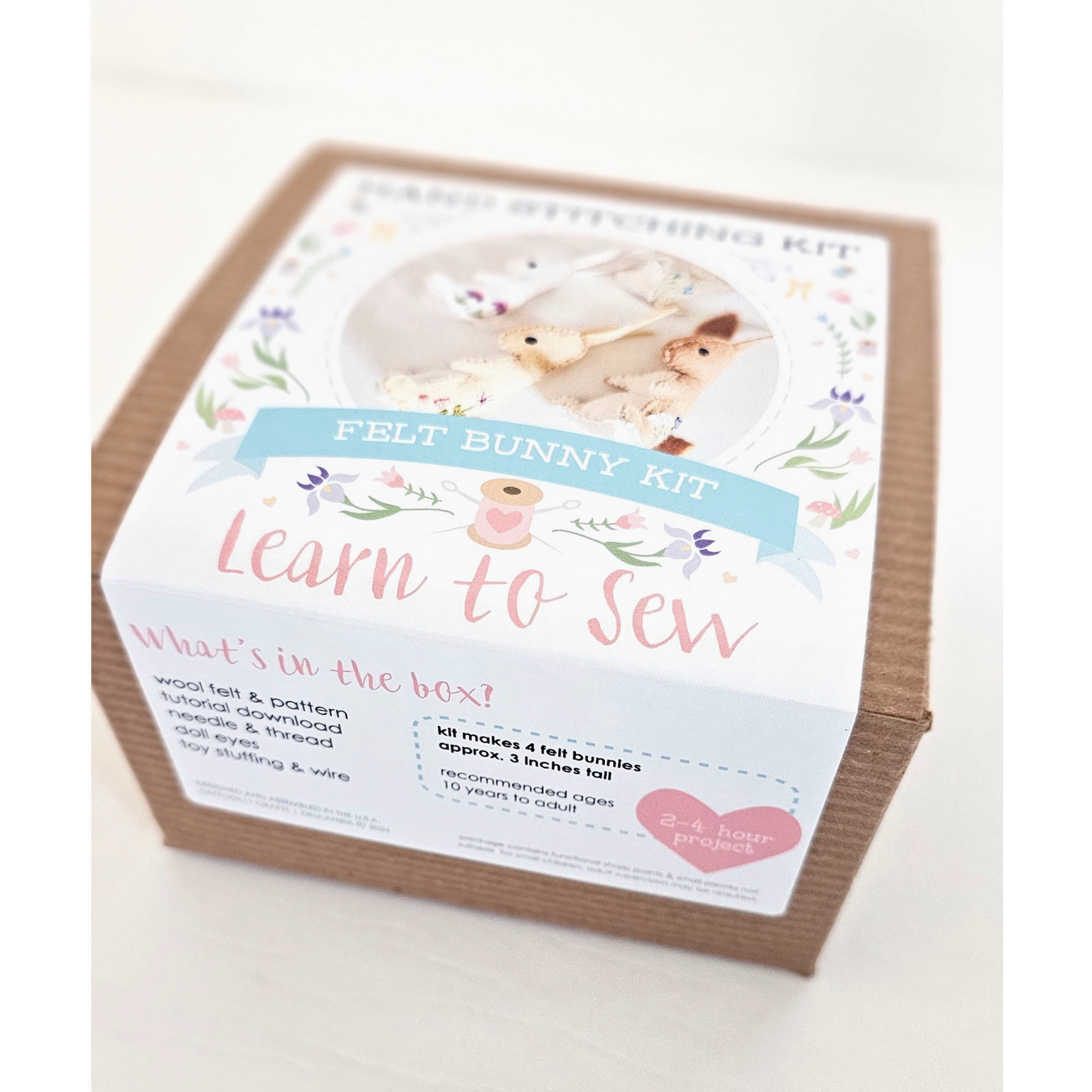 DelilahIris Designs ~ Felt Bunny Sewing Kit