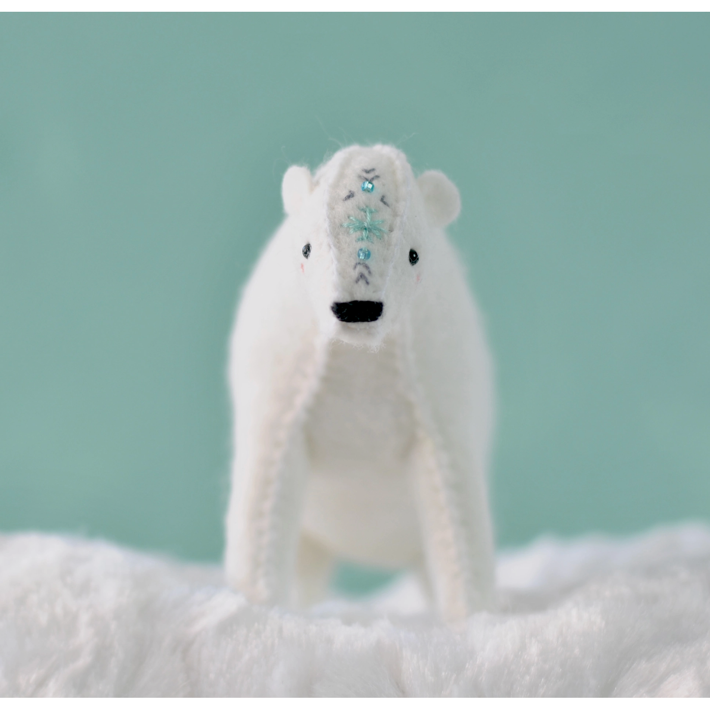 DelilahIris Designs ~ Polar Bear Hand Sewing & Embroidery Kit (Copy)