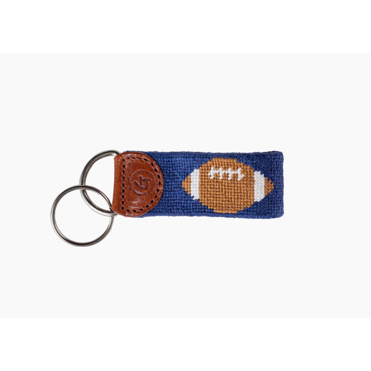 Needlepoint Keychain | Football