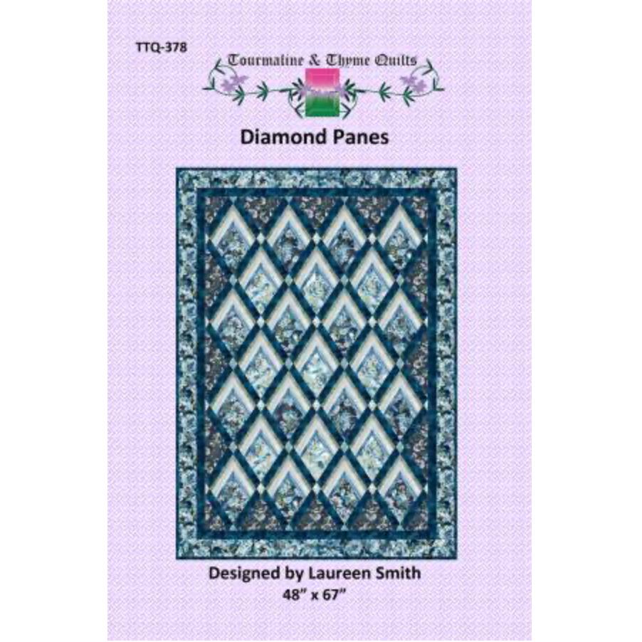 Tourmaline & Thyme Quilts ~ Diamond Panes Quilt Pattern