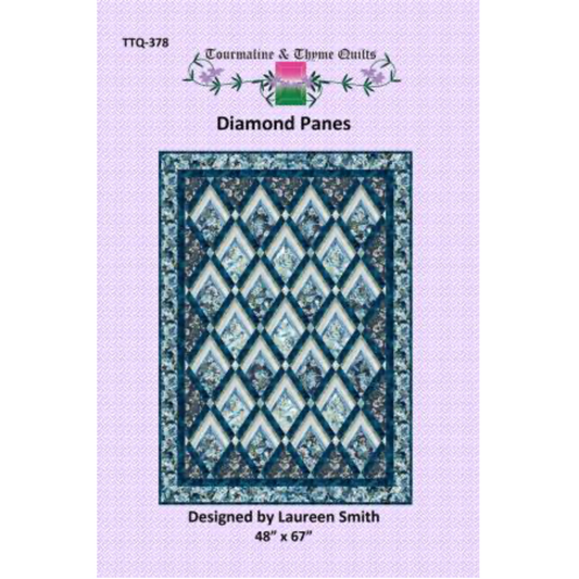Tourmaline & Thyme Quilts ~ Diamond Panes Quilt Pattern