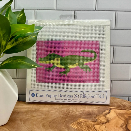 Blue Poppy Designs | Alligator Needlepoint Kit