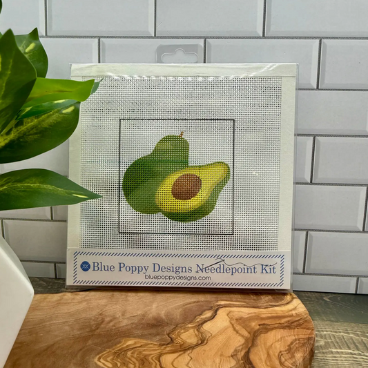 Blue Poppy Designs | Avocado Needlepoint Kit