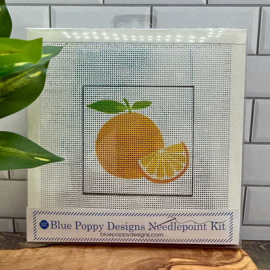 Blue Poppy Designs | Oranges Needlepoint Kit