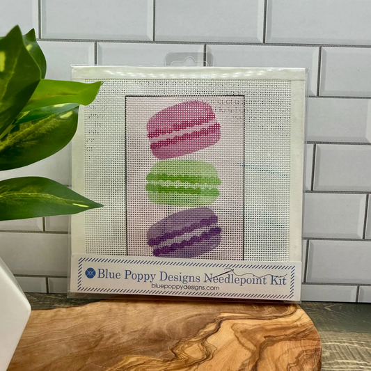 Blue Poppy Designs | Paris Macarons Needlepoint Kit