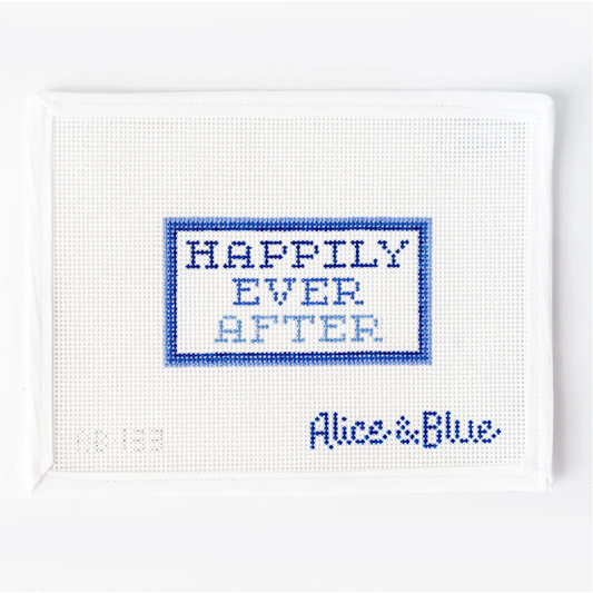 Alice & Blue Needlepoint | Happily Ever After Needlepoint Canvas