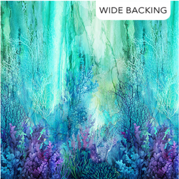 Coral Reef ~ Wide Back ~ B28876-66 Turquoise Multi