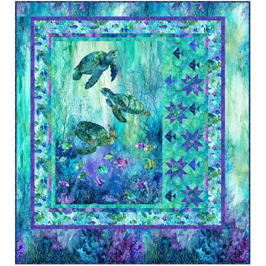Coral Reef ~ Star Fish Quilt Kit