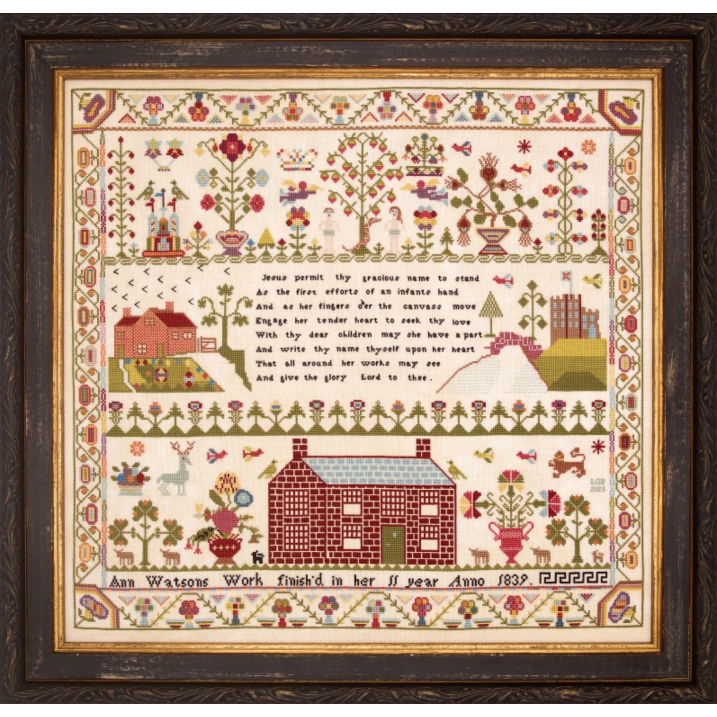 Hands Across The Sea Samplers | Ann Watson 1839 ~ The 2026 Queen of the May ~ printed booklet