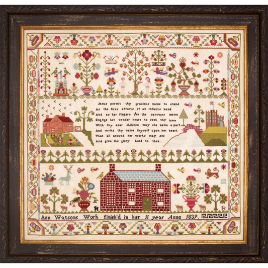 Hands Across The Sea Samplers | Ann Watson 1839 ~ The 2026 Queen of the May ~ printed booklet