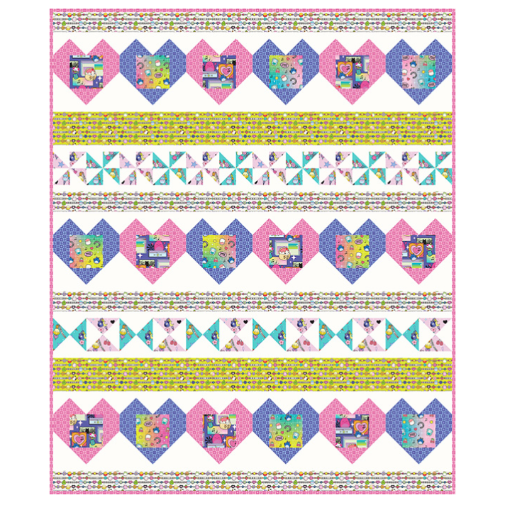 Joyful ~ Joyful Hearts Quilt Kit