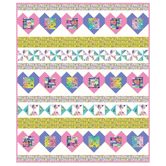 Joyful ~ Joyful Hearts Quilt Kit