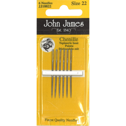 John James Size 22 Chenille Needles