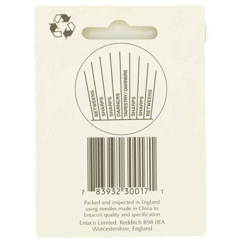 John James Sewers Compact Needle Assortment 30ct