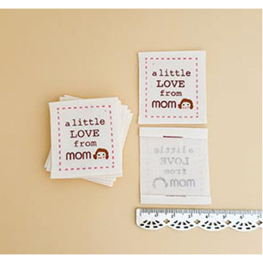 Minki Kim ~ Love From Mom Woven Cotton Labels