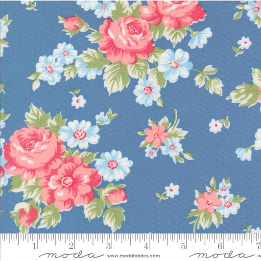 A Cat Named Stitch ~ Blooming Florals ~ 55340 13 Blue