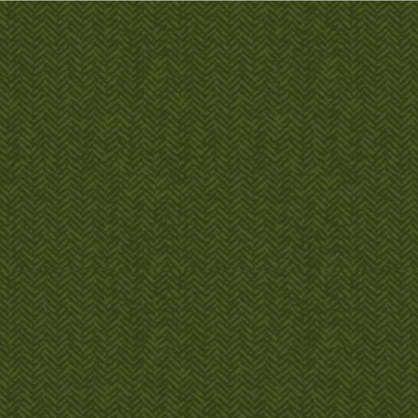 Lanacot Wool ~ Basic Herringbone ~ R040932 Hunter