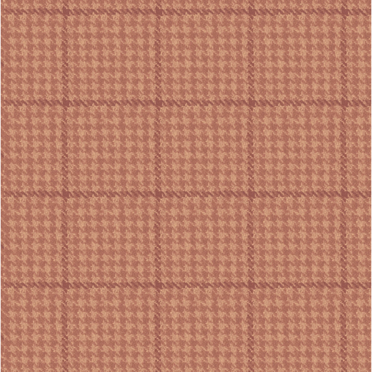 Lanacot Wool ~ Houndstooth ~ W381224-PINK