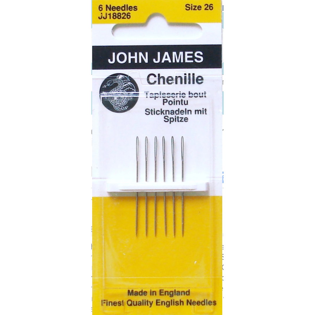 John James Size 26 Chenille Needles