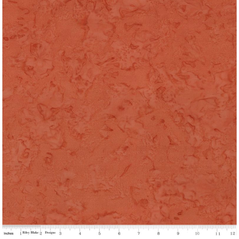 Batiks ~ Hand Dyes ~ BT21000-242-15 Salmon Run