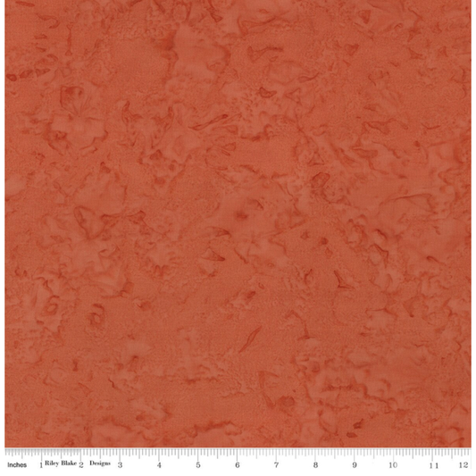 Batiks ~ Hand Dyes ~ BT21000-242-15 Salmon Run