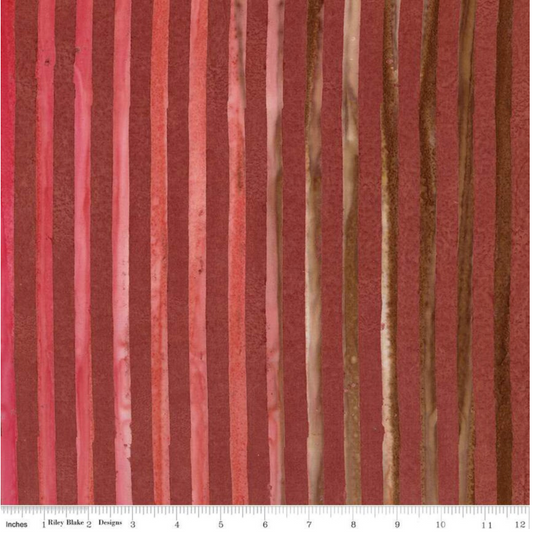 Batiks ~ Get In Line ~ BT2300 247 Cinnamon Grove