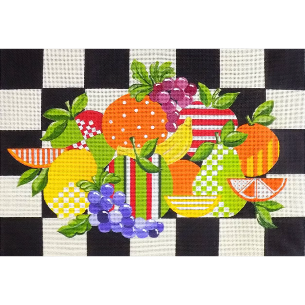 Love You More Needlepoint | Mixed Fruit
