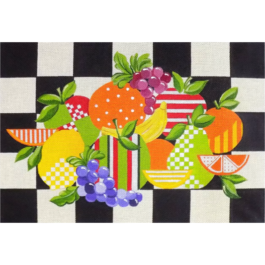 Love You More Needlepoint | Mixed Fruit