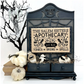 Paisleys & Polka Dots | Apothecary Cabinet Cross Stitch Display-Unfinished Wood