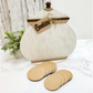 Paisleys & Polka Dots | Round Cookie Jar Wood Backers