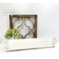 Paisleys & Polka Dots | Long Scroll Frame Cross Stitch Display Backer-Unfinished Wood