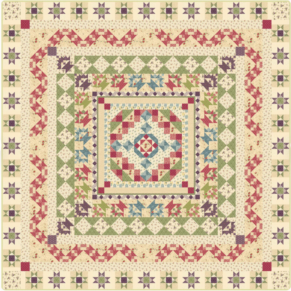 Sew'n Wild Oaks ~ Timeless Quilt Kit