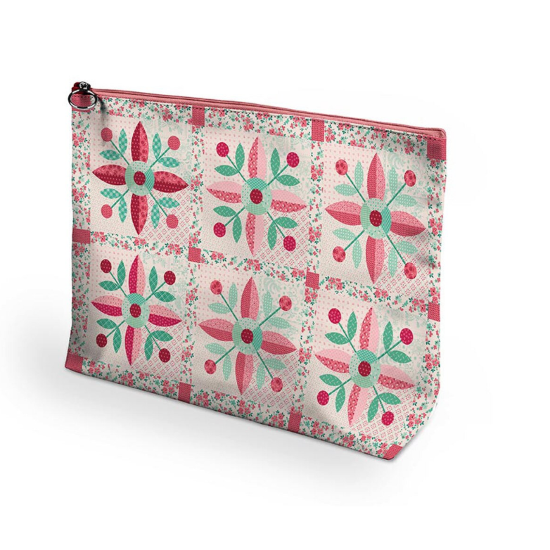 Lori Holt ~ Berry and Sage Vinyl Project Bag