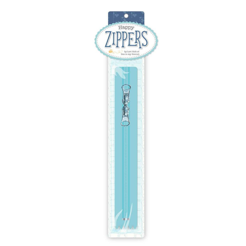 Lori Holt ~ 16" Happy Zipper Aqua