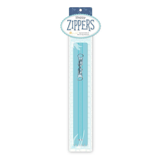 Lori Holt ~ 16" Happy Zipper Aqua