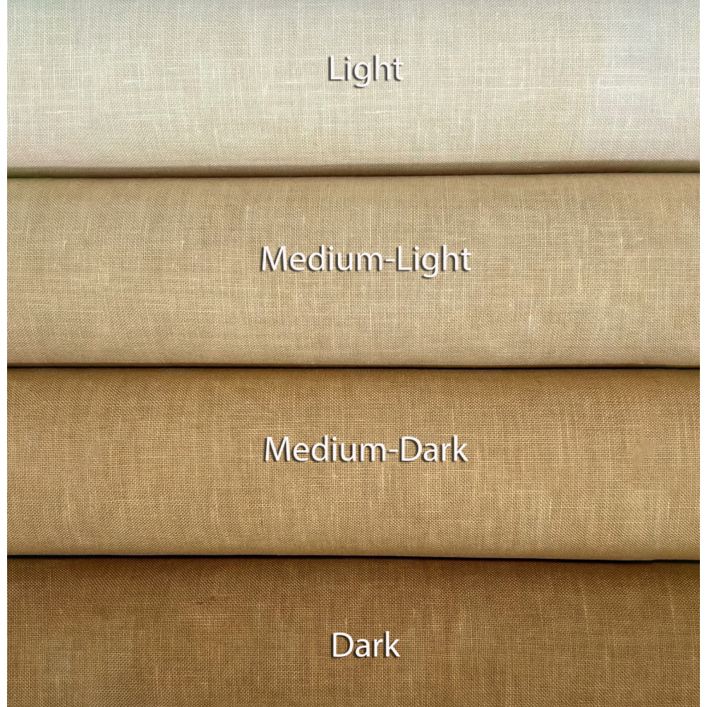 Mason Linens | 40 ct Beeswax Medium Dark Newcastle Linen - Fat Quarter