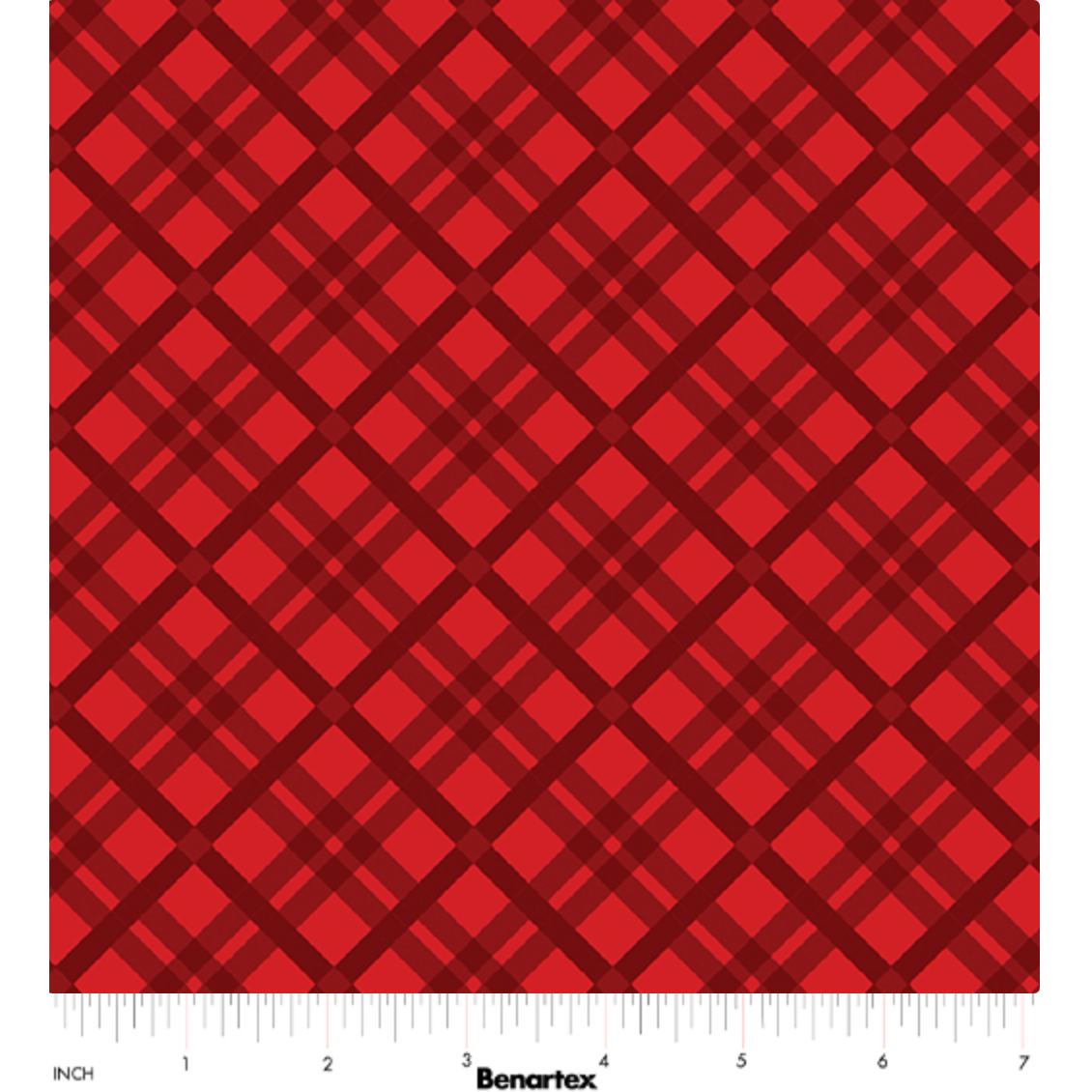 Merry Cats ~ Tartan Season ~ 16740-10 Red