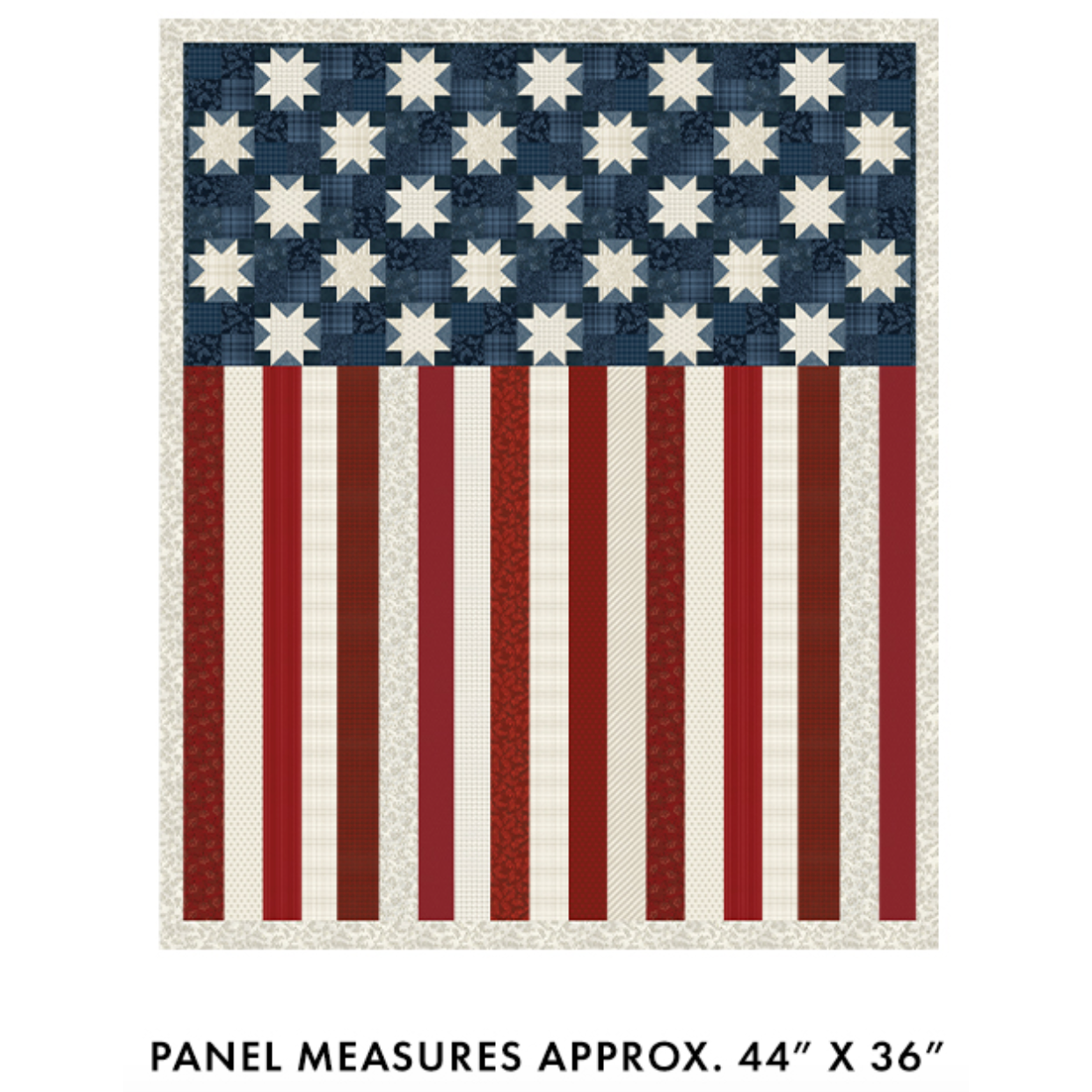 American Valor ~ American Valor Panel ~ 16871-57 Navy/Red