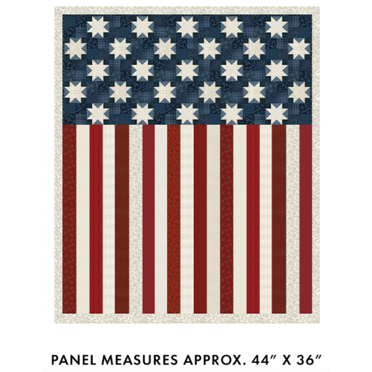 American Valor ~ American Valor Panel ~ 16871-57 Navy/Red
