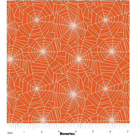 Ghostly Soiree ~ Ghostly Cobwebs ~ 15095-39 Orange