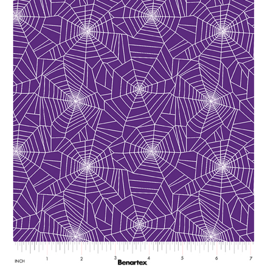 Ghostly Soiree ~ Ghostly Cobwebs ~ 15095-66 Purple