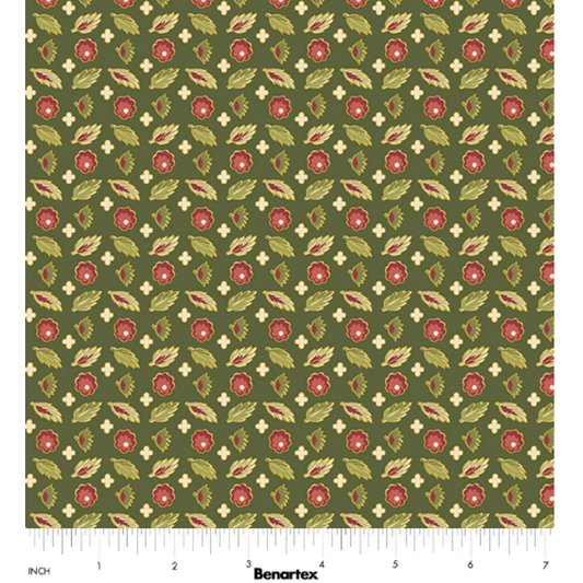 Christmas At Home ~ Emil ~ 16720M-44 Dark Green