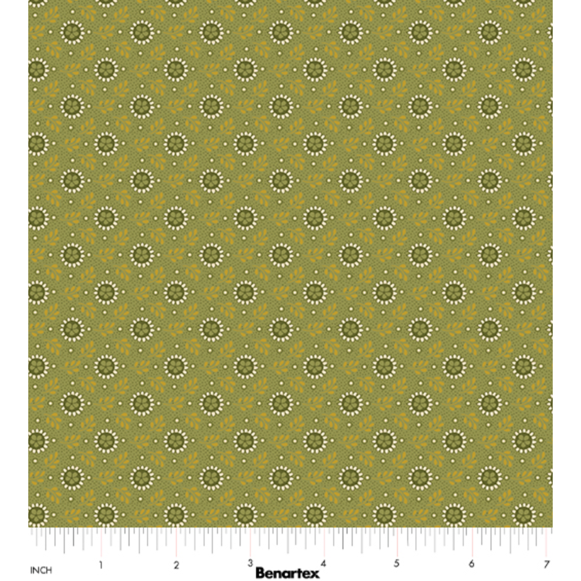 Christmas At Home ~ Tiny Daisy ~ 16721M-43 Green