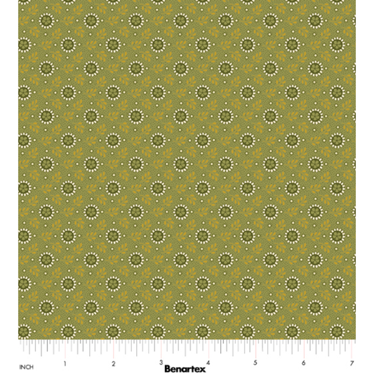 Christmas At Home ~ Tiny Daisy ~ 16721M-43 Green