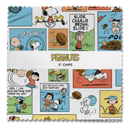 Peanuts ~ 5" Squares ~ CPEANUTS42-10